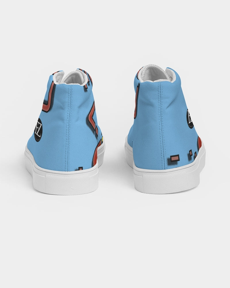 blue sky zone women's hightop canvas shoe