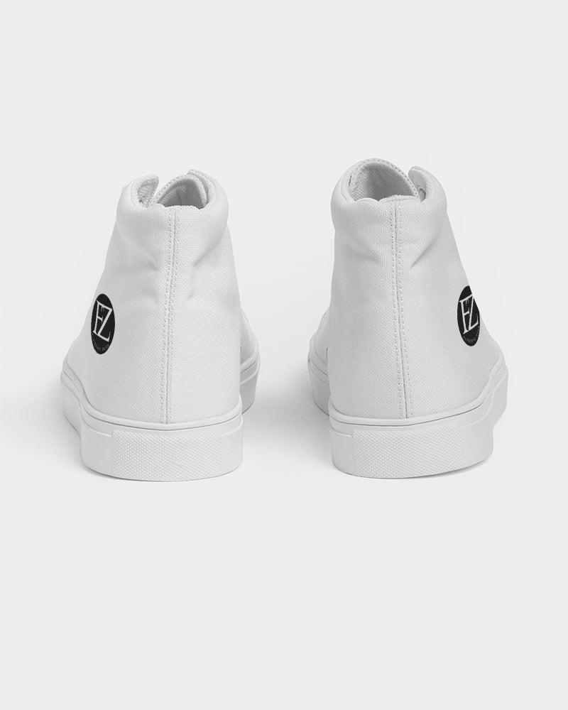 white flite men's hightop canvas shoe