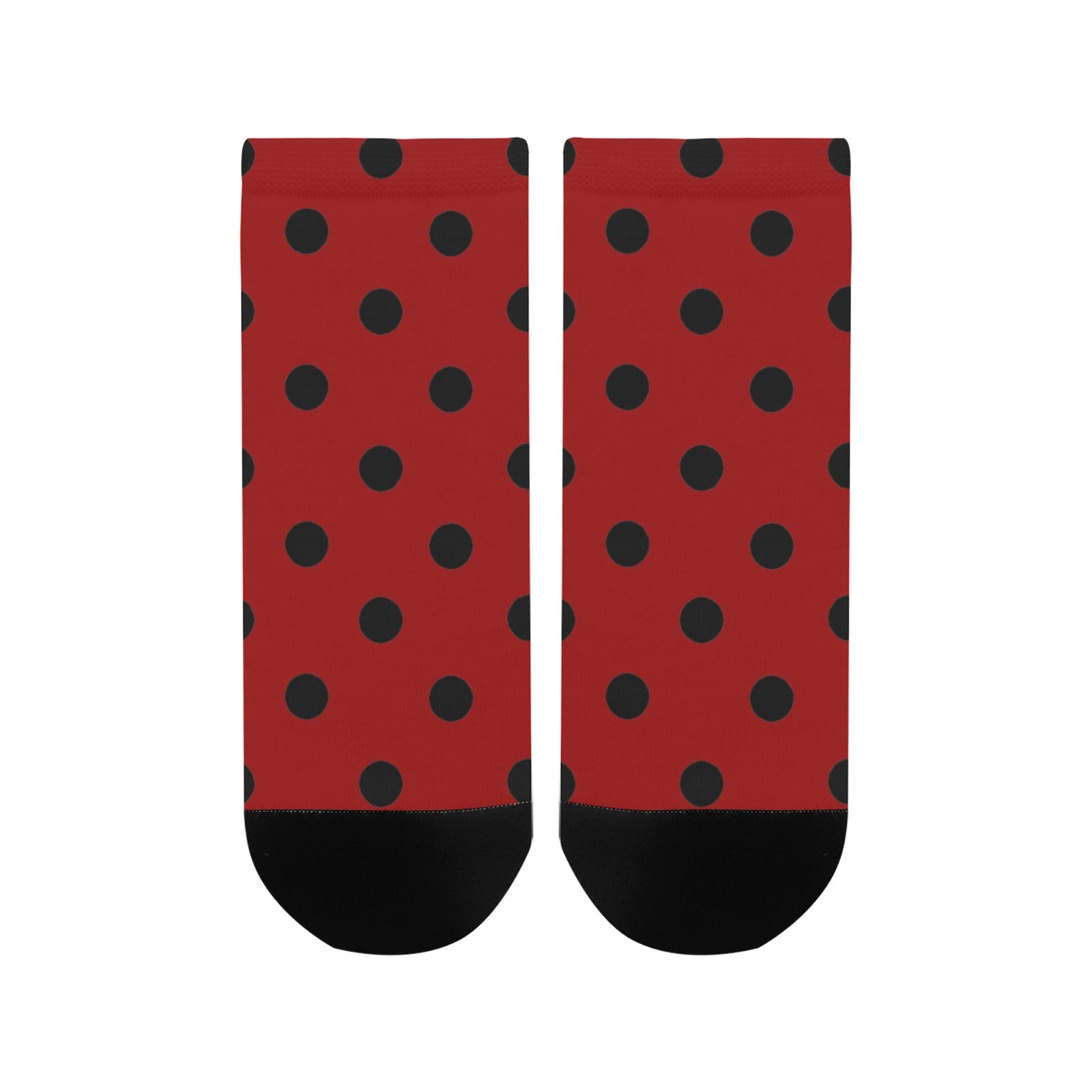 fz women's dot ankle socks one size / fz dot socks - red women's ankle socks