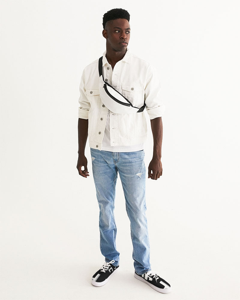 black flite men's lace up canvas shoe