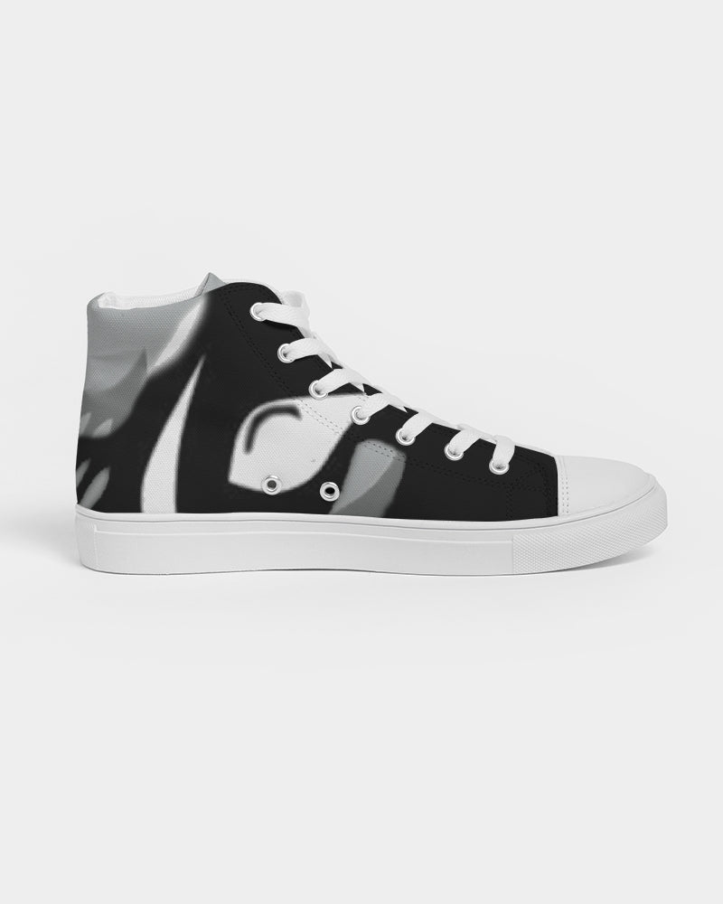 grey zone men's hightop canvas shoe