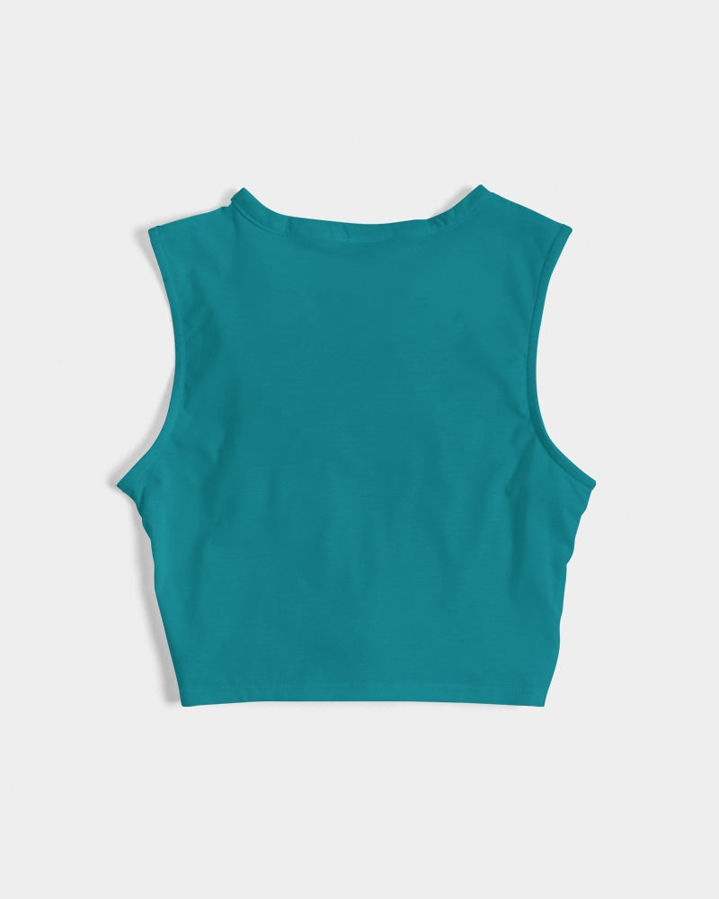 blue sky women's twist-front tank