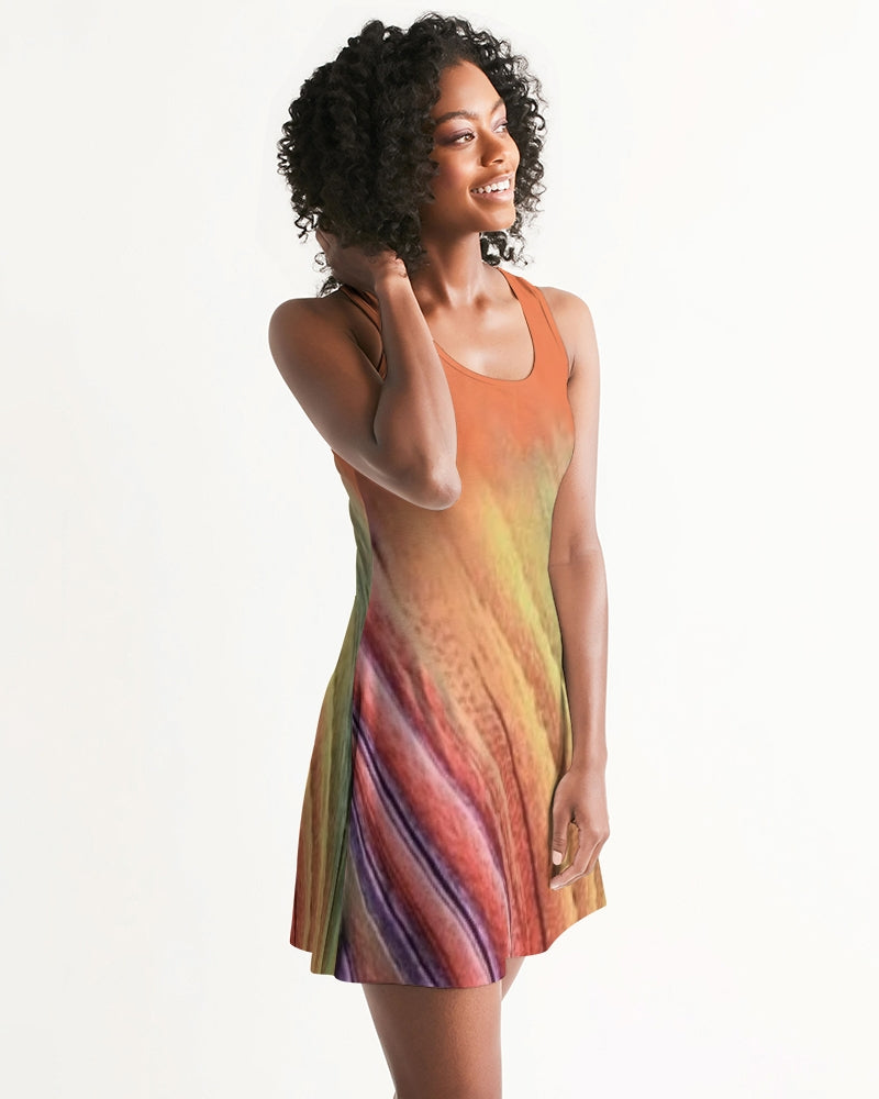 abstract zone women's racerback dress