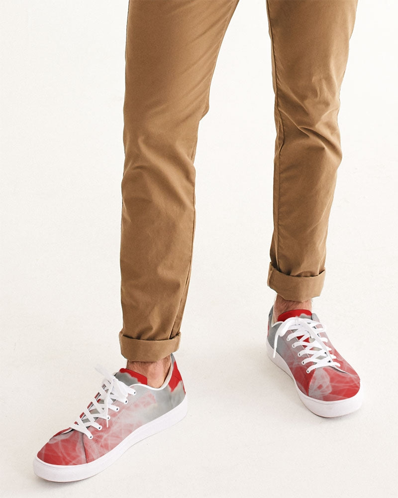 red zone men's faux-leather sneaker