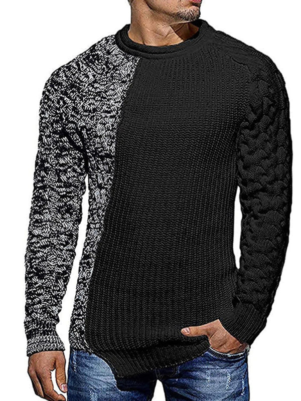 FZ Men's long sleeve knitted slim sweater top - FZwear