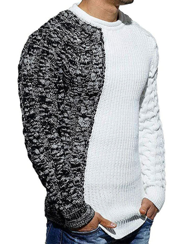 FZ Men's long sleeve knitted slim sweater top - FZwear