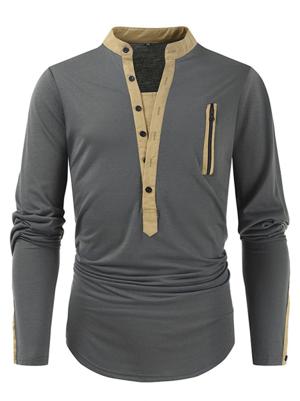 FZ Men's New Tactical Zipper Long Sleeve Tee - FZwear