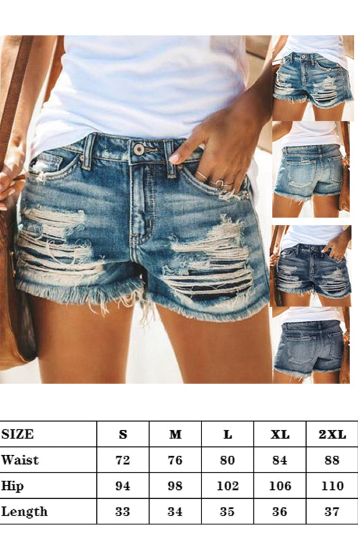 fz women's high-waisted, denim shorts