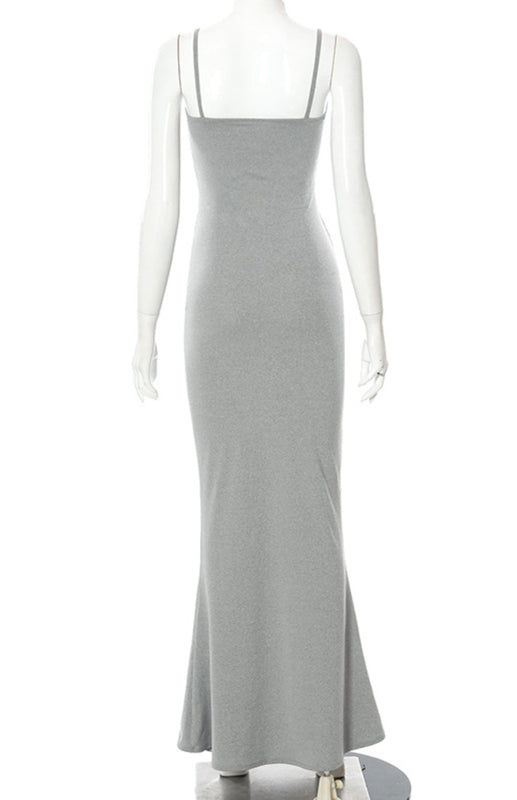 fz women's high waist slim sling dress