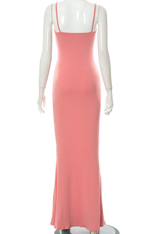 fz women's high waist slim sling dress