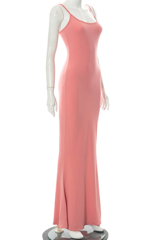 fz women's high waist slim sling dress