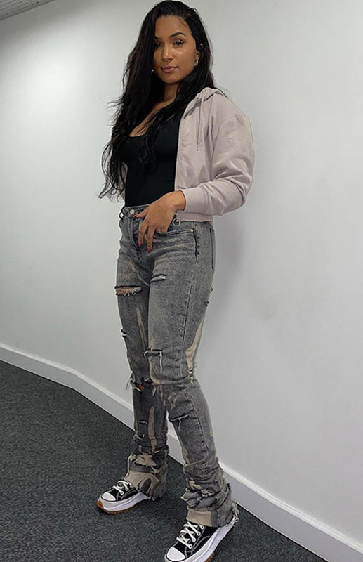 fz women's high waist jeans pants