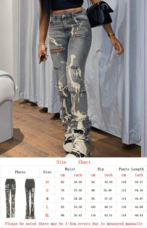 fz women's high waist jeans pants