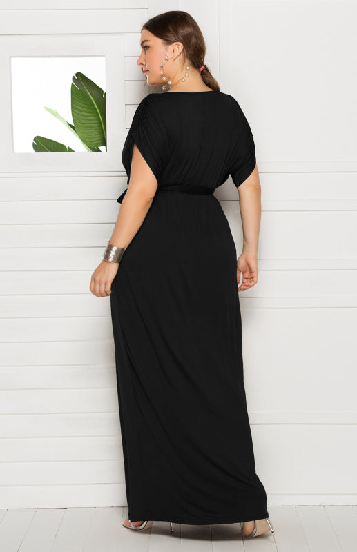 fz women's plus size deep v dress