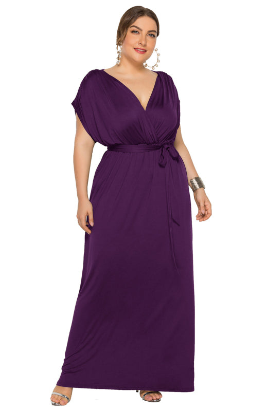 fz women's plus size deep v dress