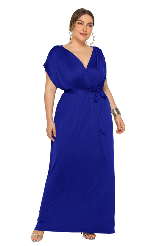fz women's plus size deep v dress