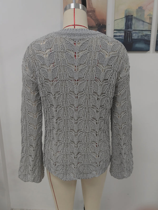 FZ Women's Trumpet sleeve loose sweater top - FZwear