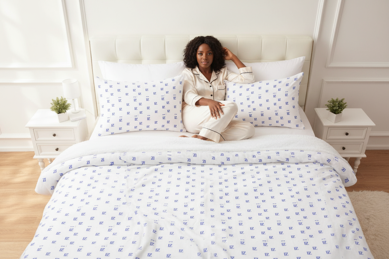 Sleep in Style: Introducing the FZ Sherpa Blanket & Pillow Case Collection
