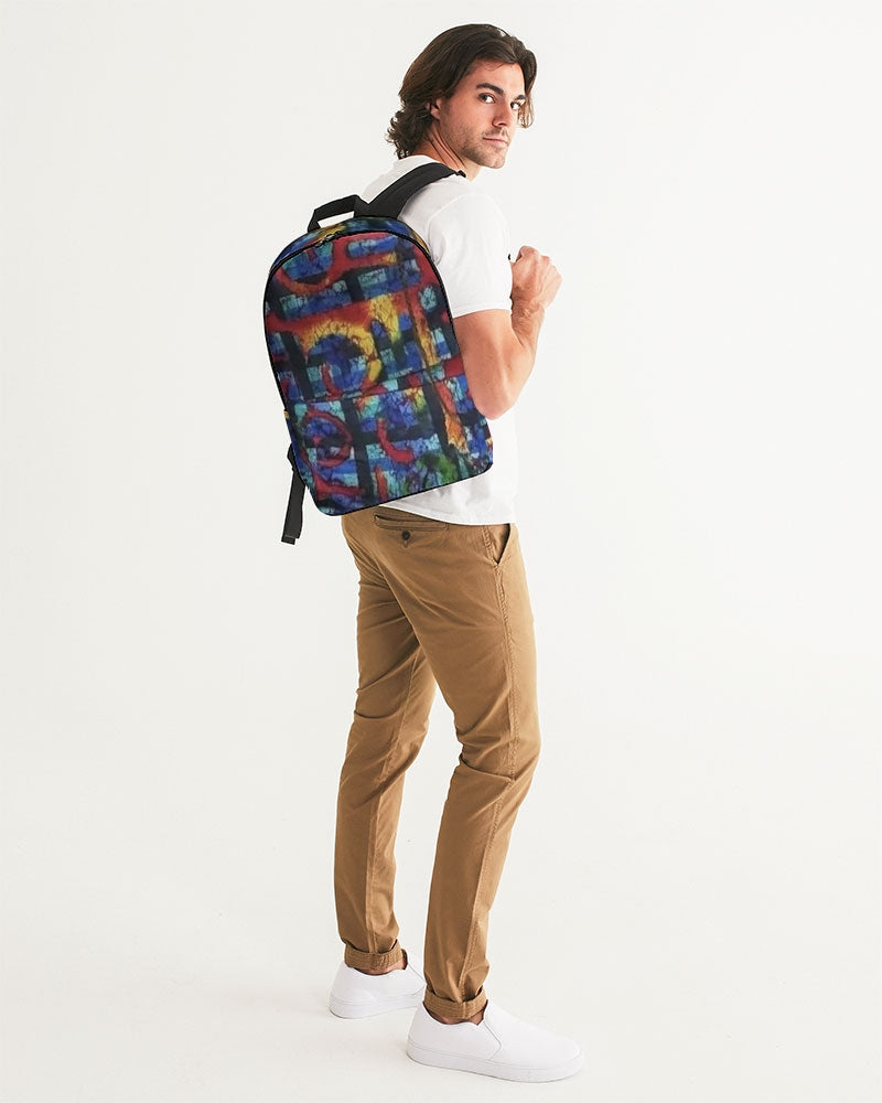 FZ AFRICAN ABSTRACT PRINT Large Backpack - FZwear