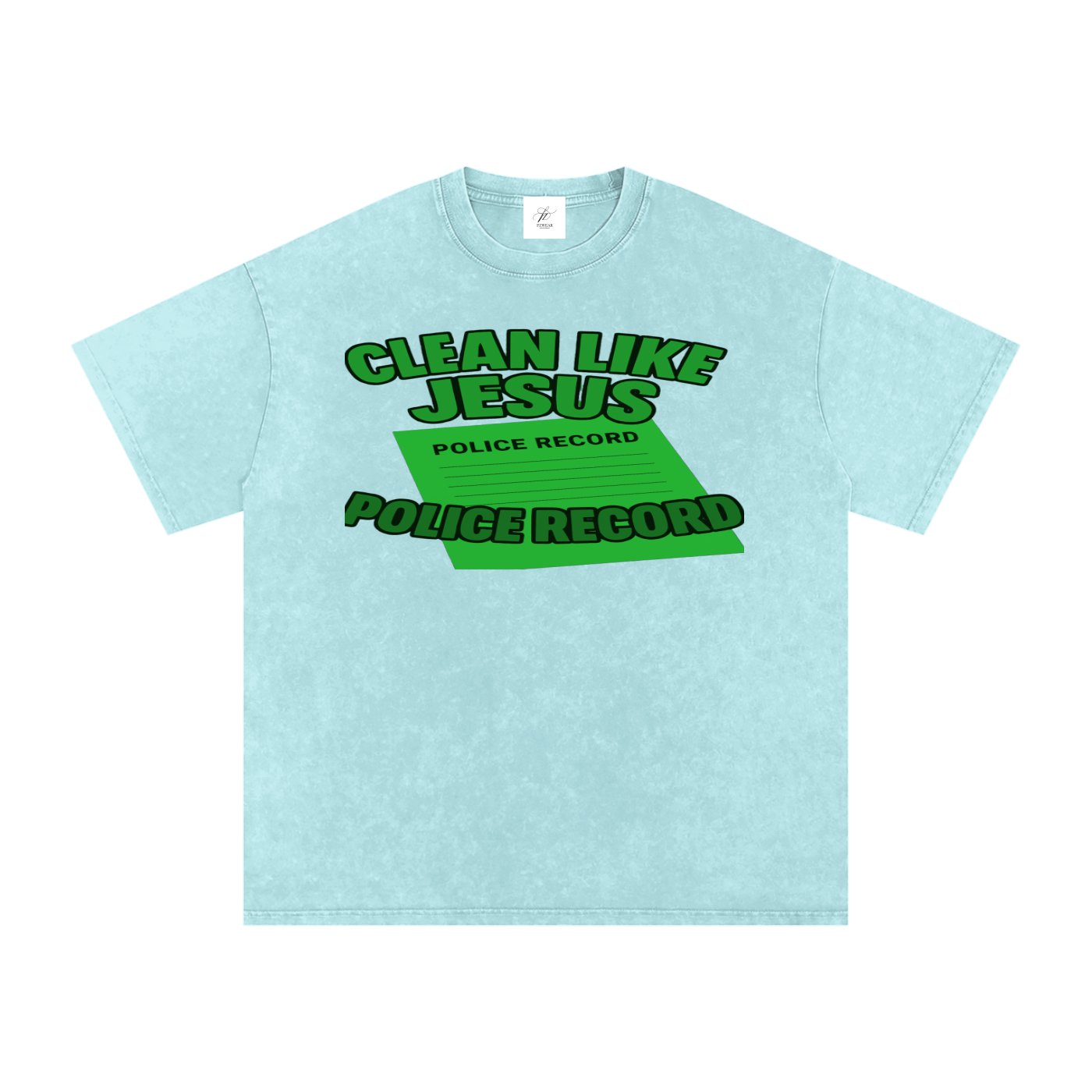 FZ Unisex Acid Wash Oversize Tee