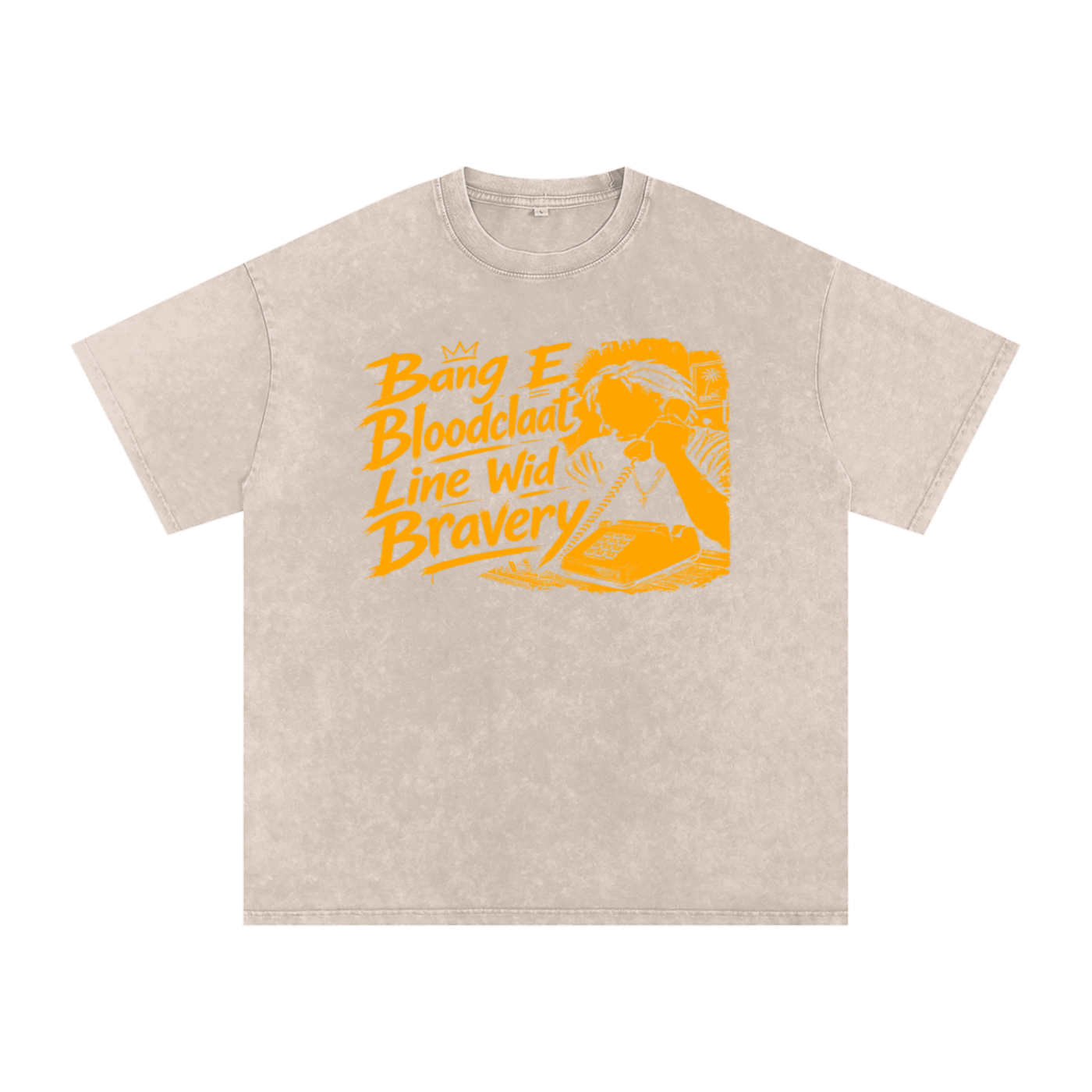 FZ Unisex Snow Washed Oversized Cotton Tee