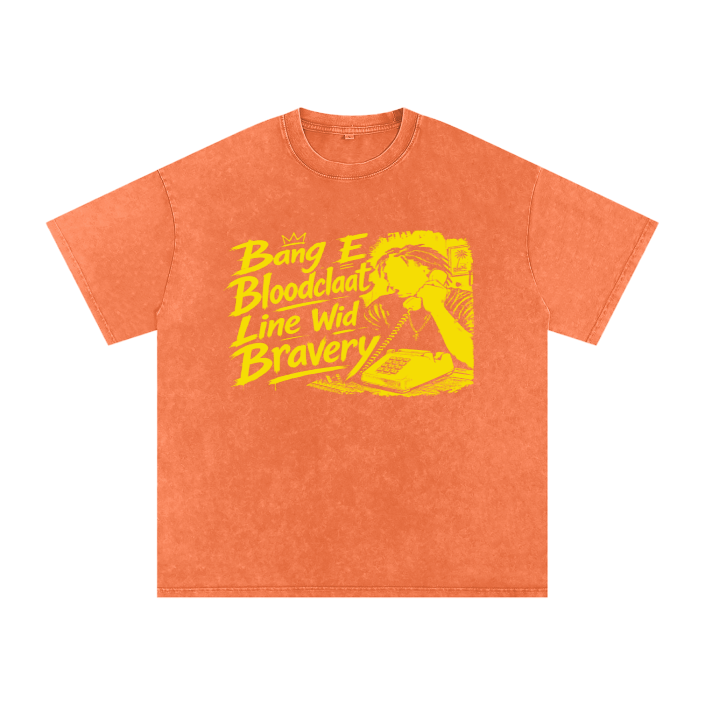 FZ Unisex Snow Washed Oversized Banga Cotton Tee