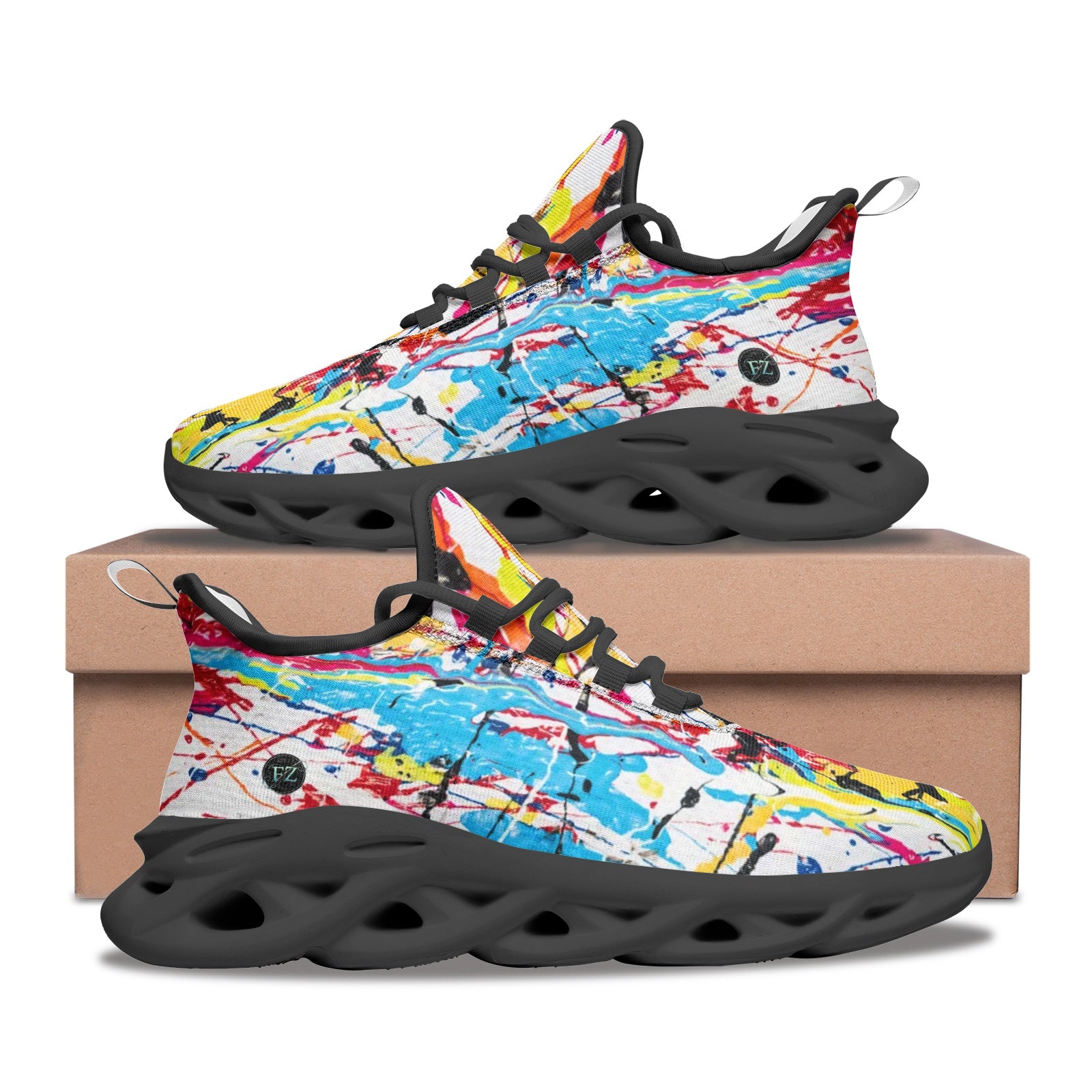 FZ Unisex Bounce Mesh Knit Sneakers