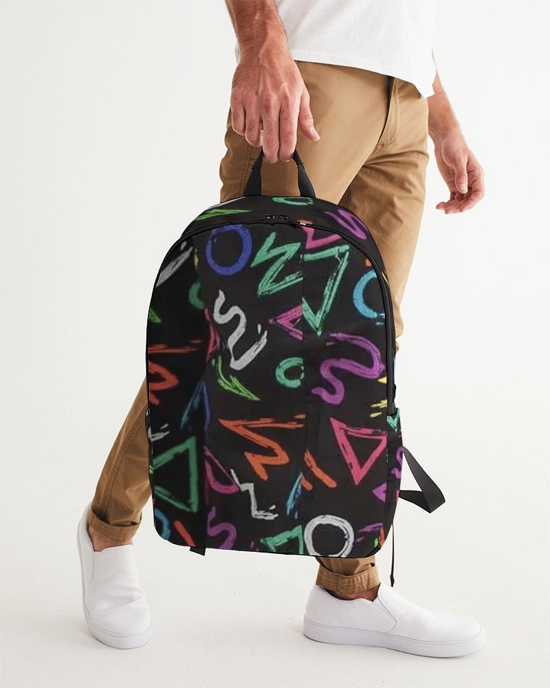 FZ AFRICAN ALPHA PRINT Large Backpack - FZwear