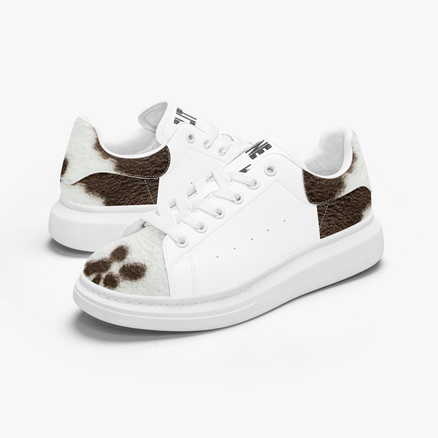 FZ Unisex Animal Print Leather Oversized Sneakers - FZwear