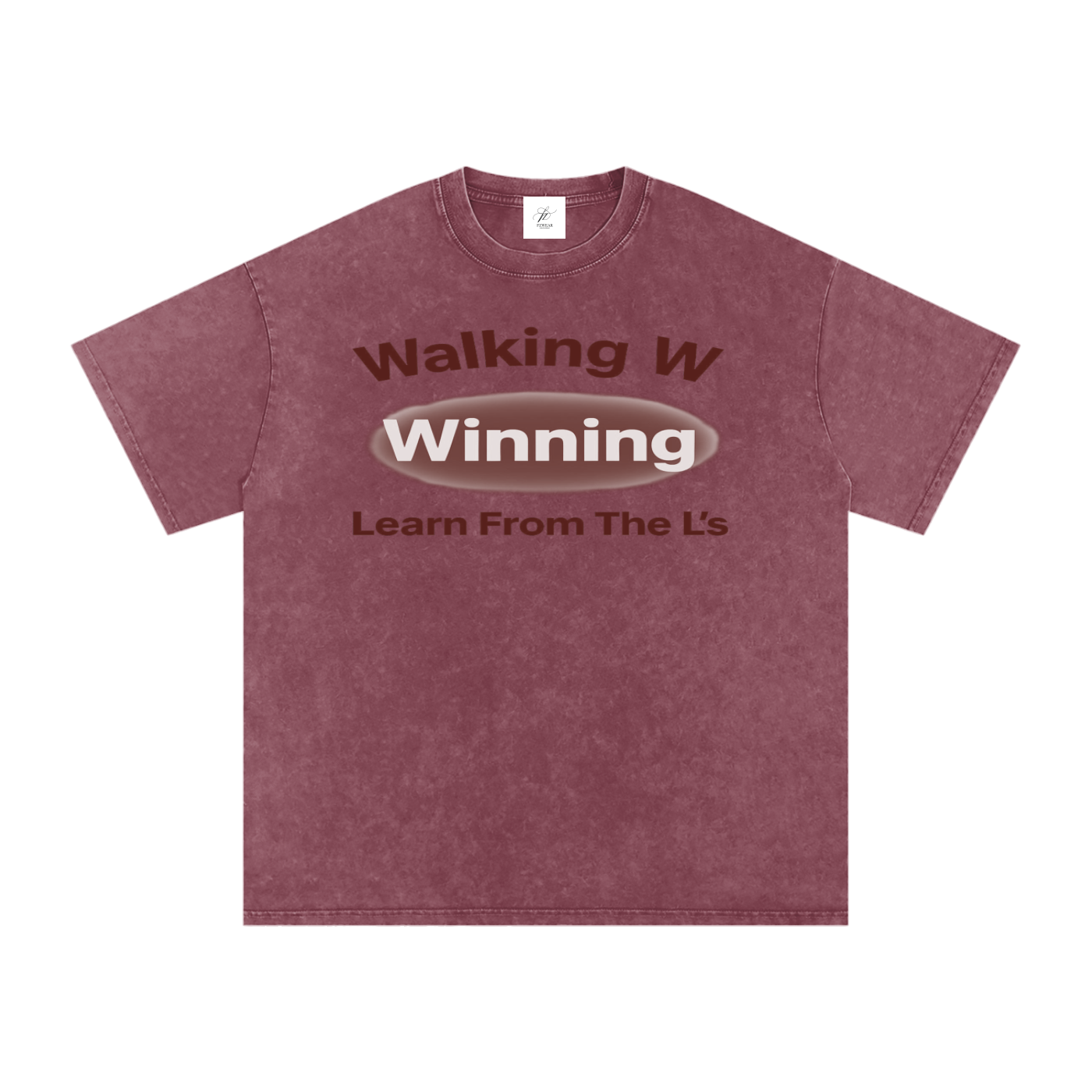 FZ Unisex Acid Wash Winning Oversize Tee