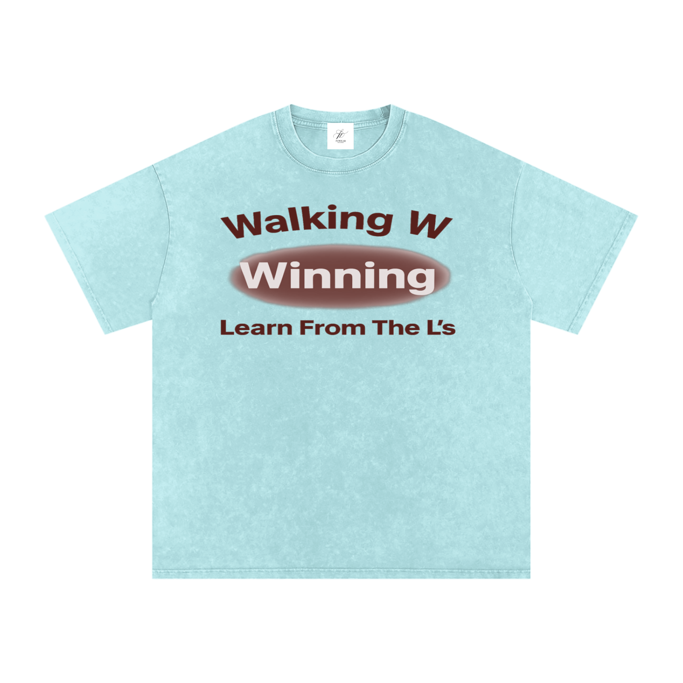 FZ Unisex Acid Wash Winning Oversize Tee