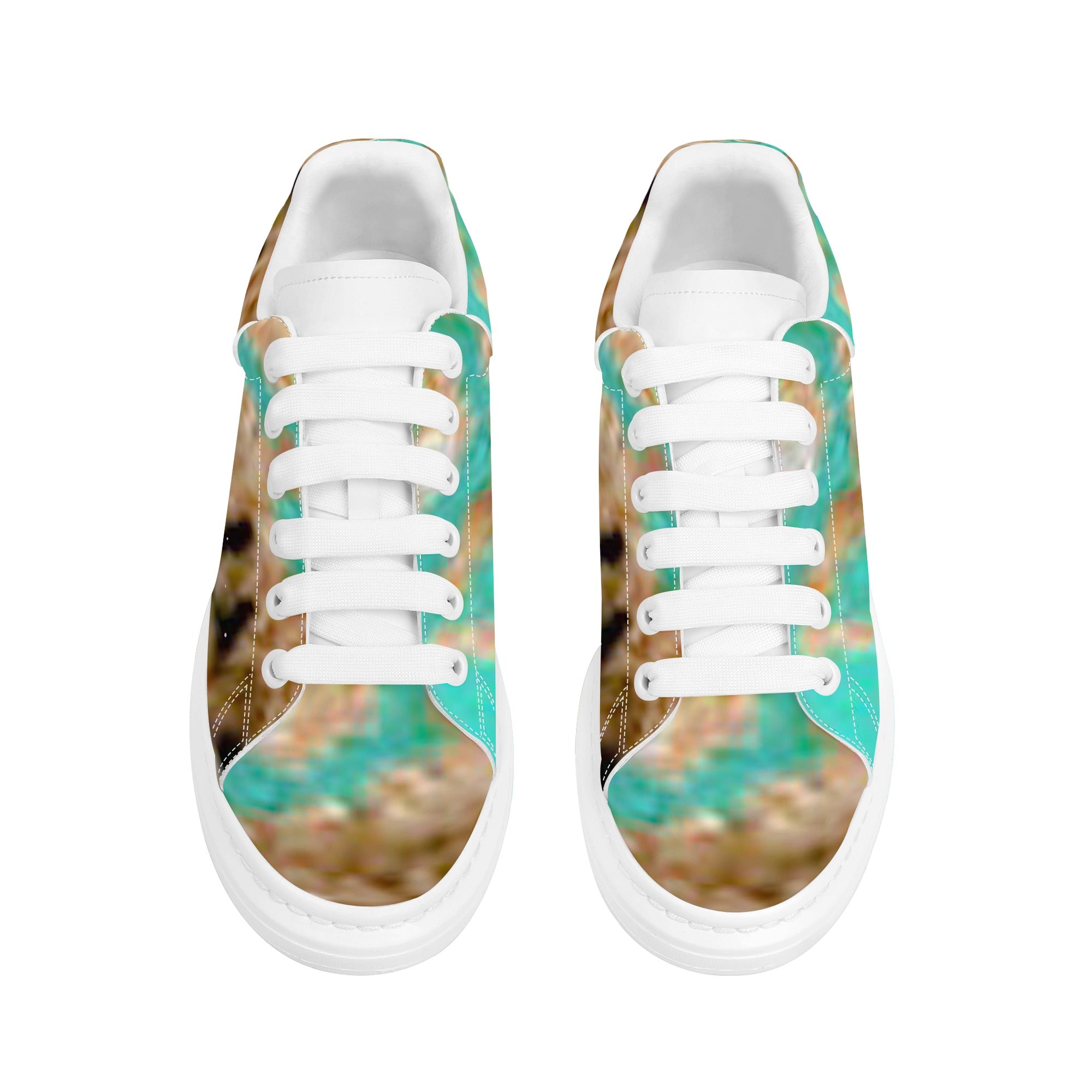 FZ Men's White Tongue Chunky Shoes - FZwear