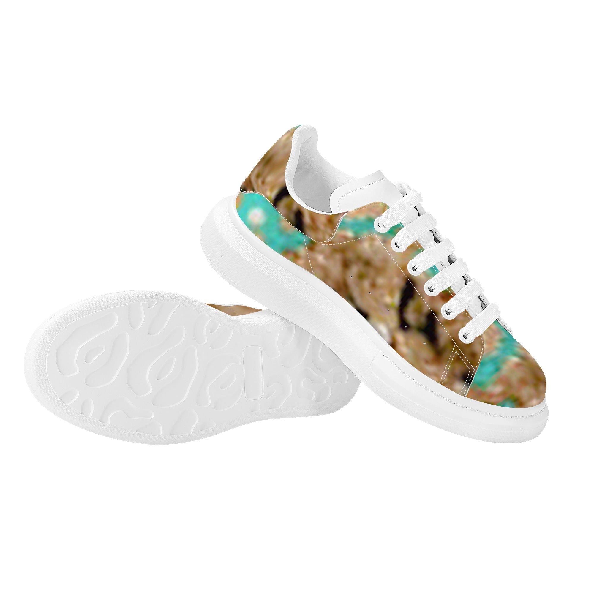 FZ Men's White Tongue Chunky Shoes - FZwear