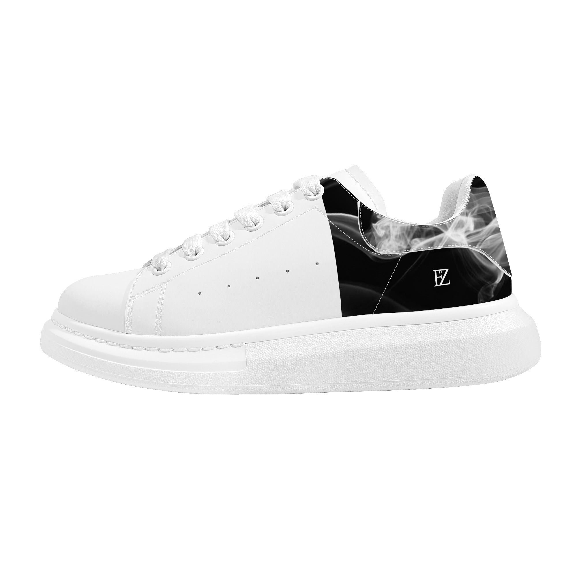 Mens White Low Top Chunky Shoes - FZwear