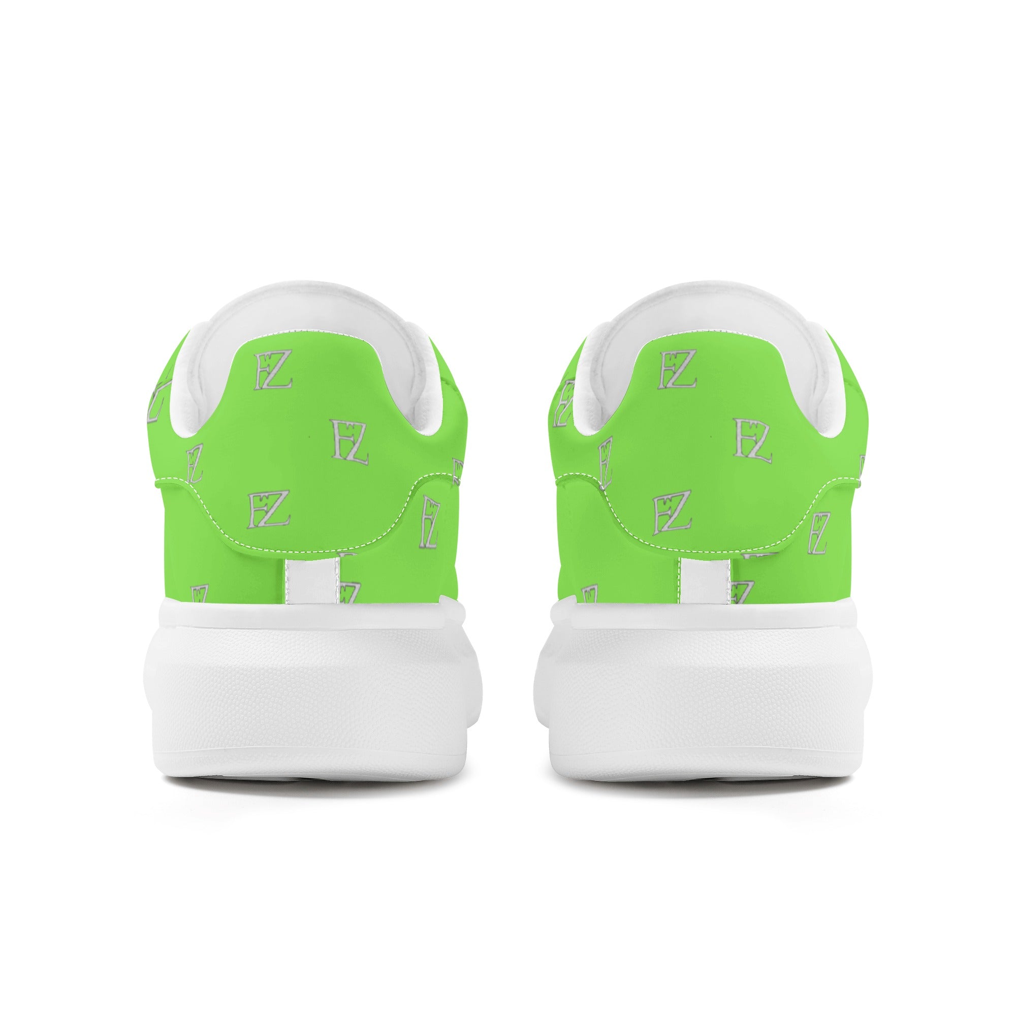 FZ Mens White Tongue Chunky Shoes - FZwear