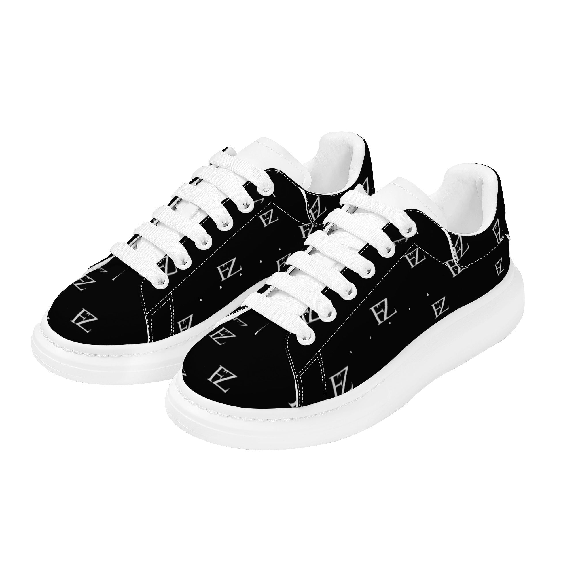 FZ Mens White Tongue Chunky Shoes - FZwear