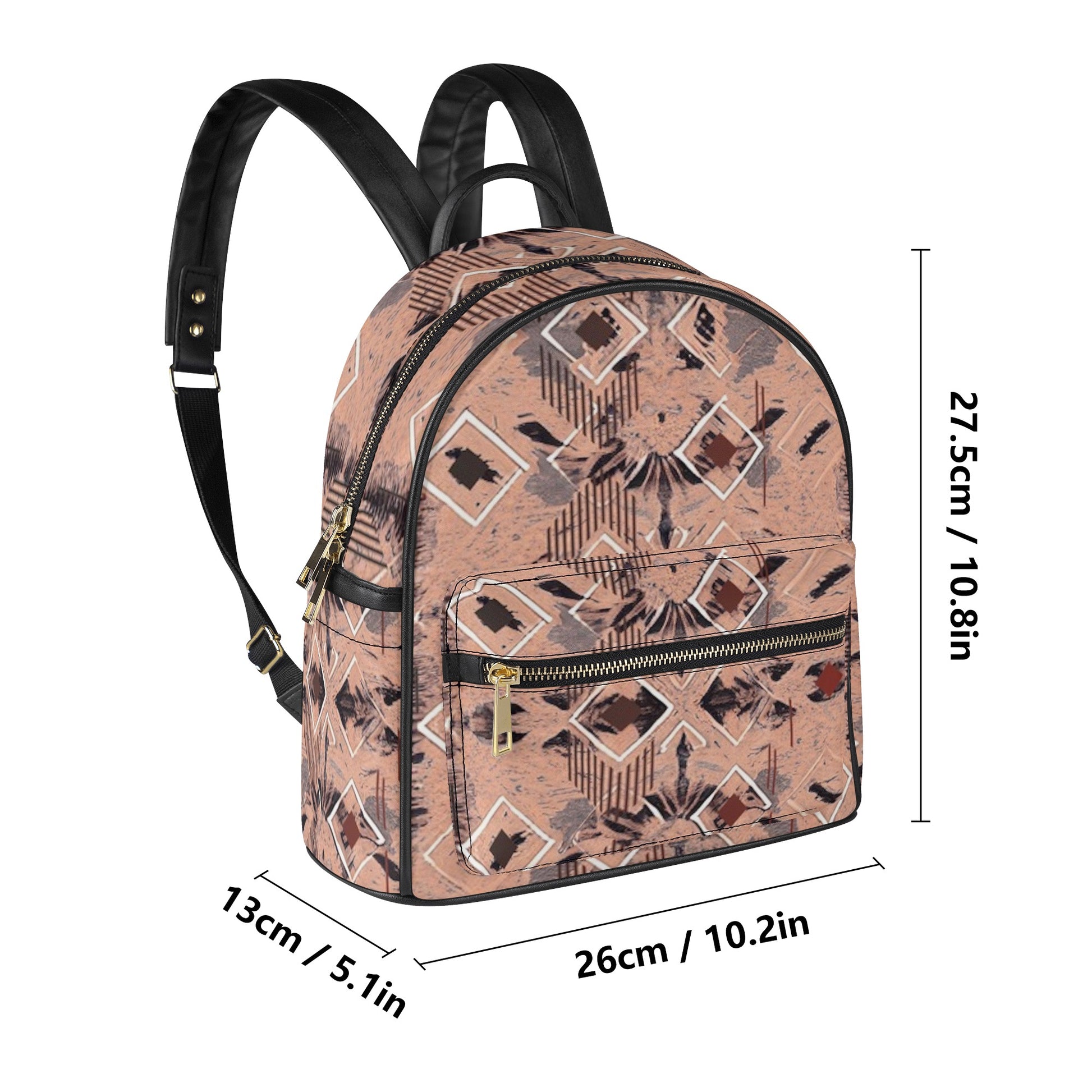FZ African Print Casual PU Backpack - FZwear