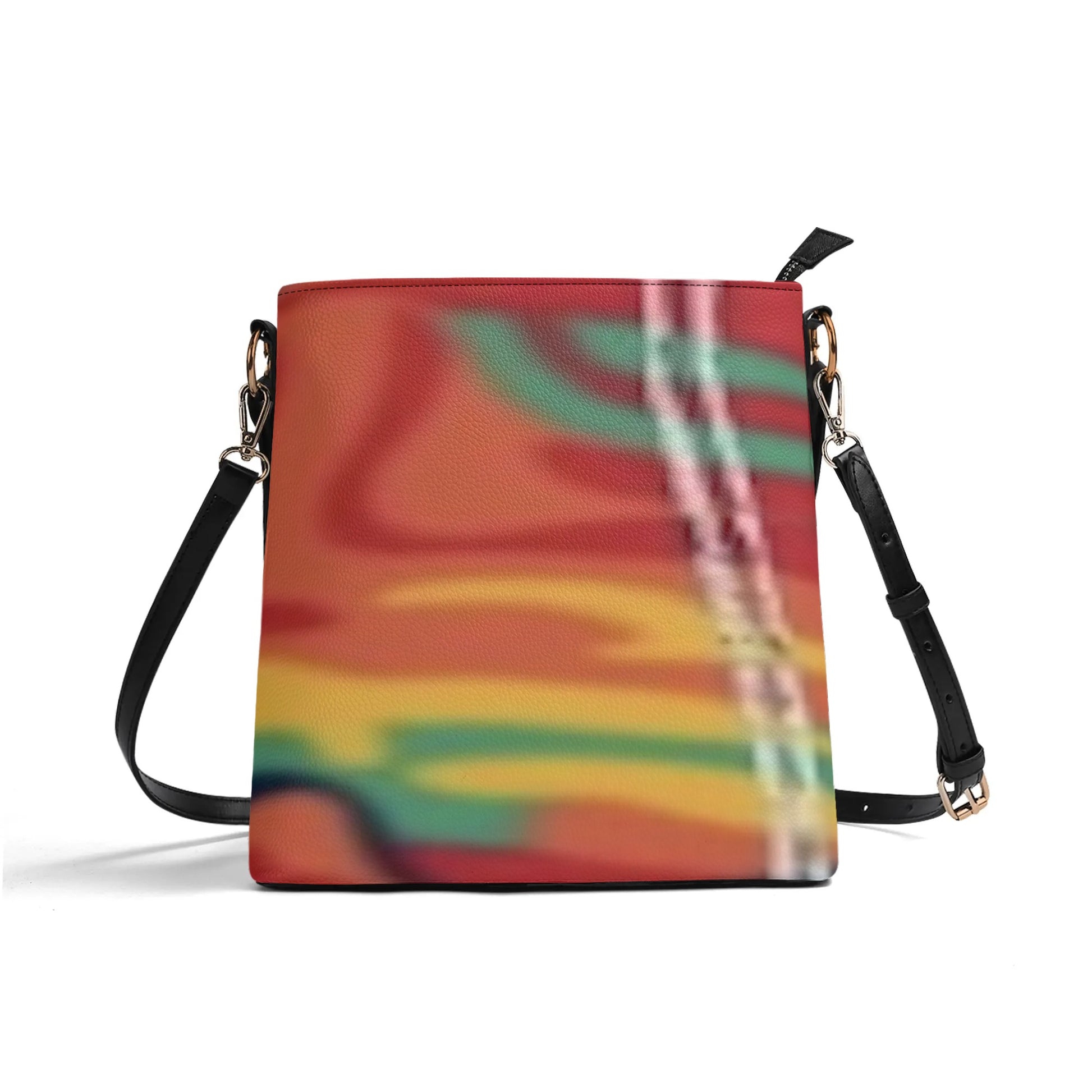 Womens PU Bucket Bag Shoulder Bag popcustoms