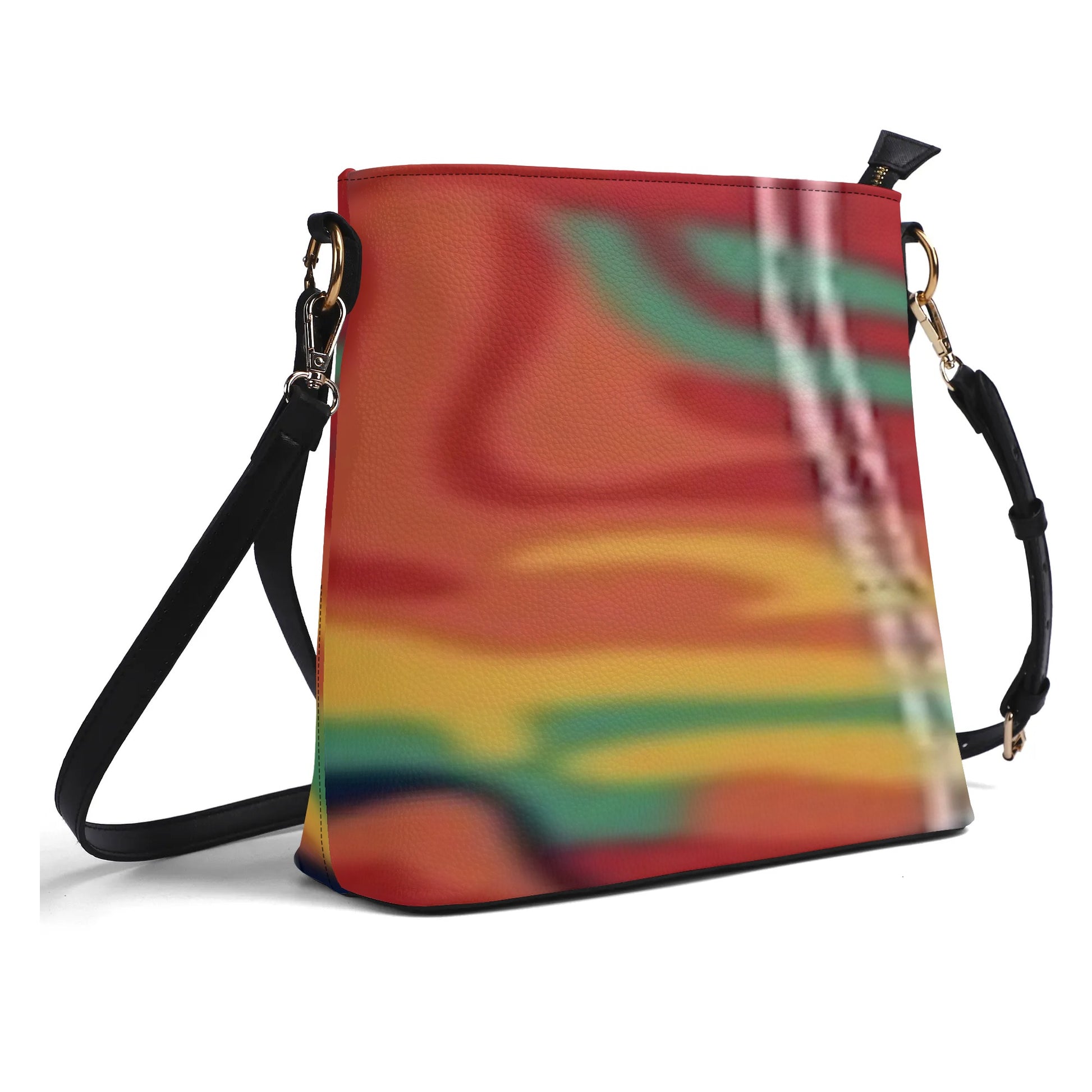 Womens PU Bucket Bag Shoulder Bag popcustoms