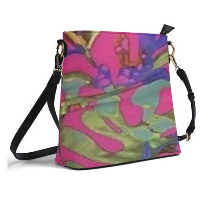 Womens PU Bucket Bag Shoulder Bag popcustoms