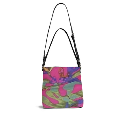 Womens PU Bucket Bag Shoulder Bag popcustoms