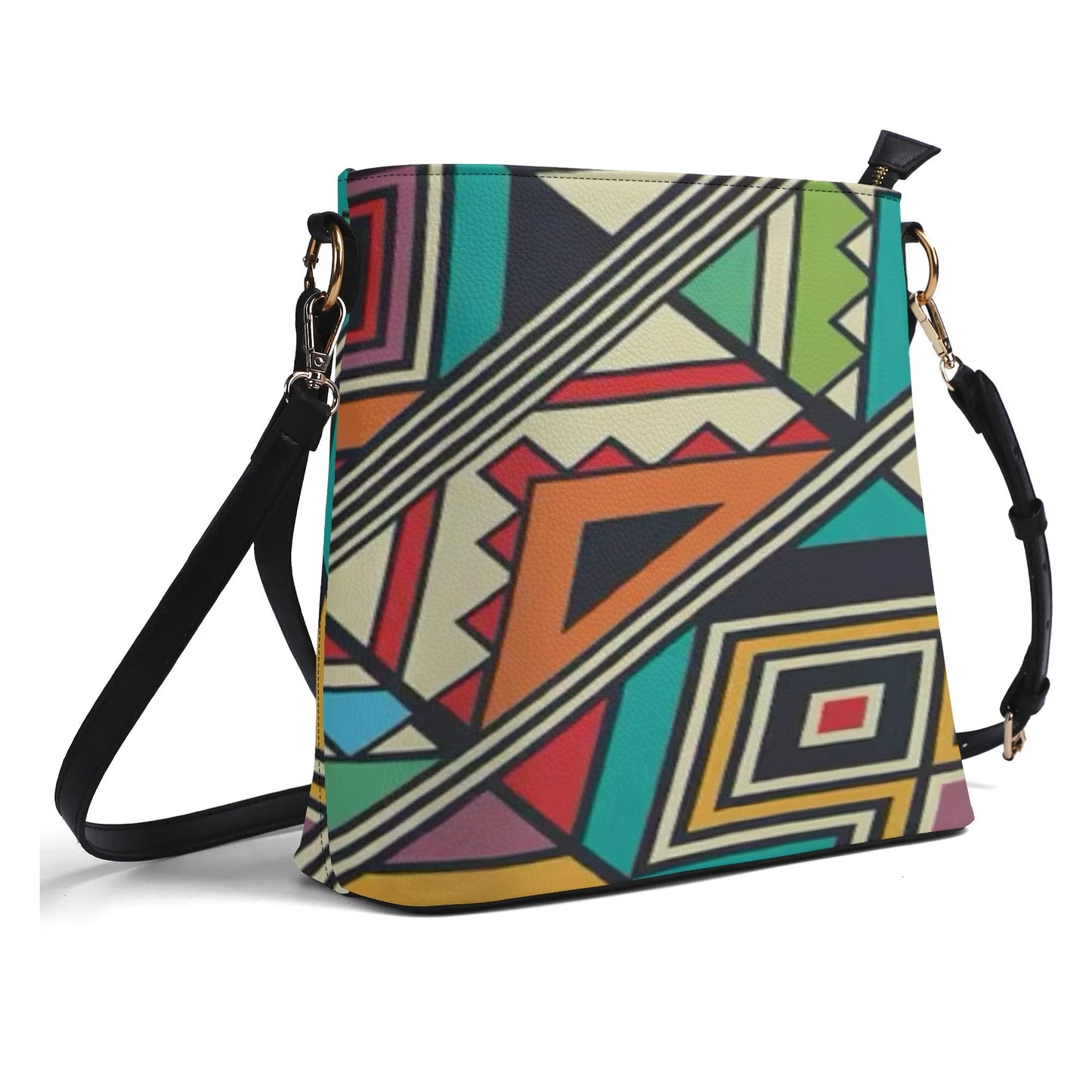 Womens PU Bucket Bag Shoulder Bag popcustoms