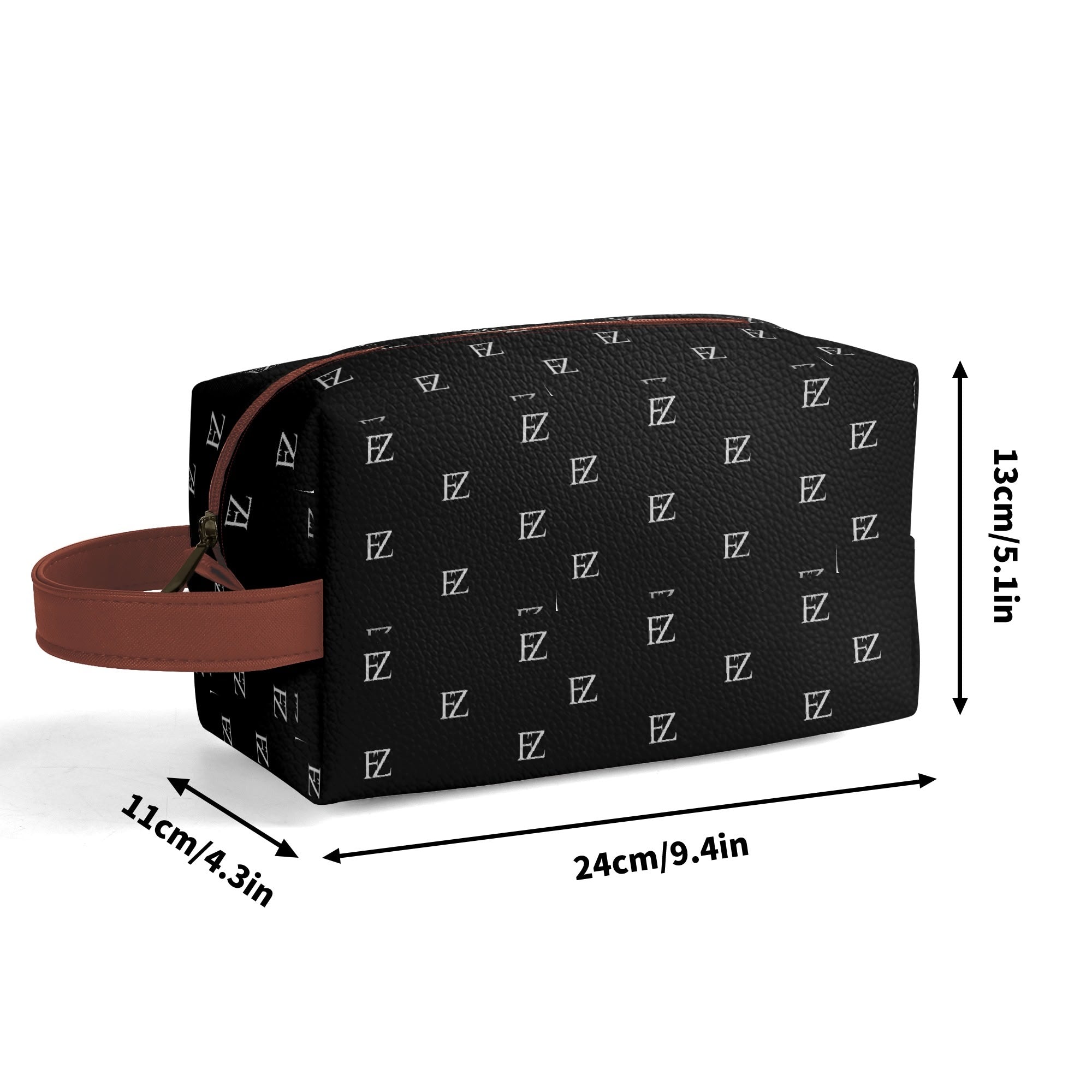 FZ Travel PU Leather Toiletry Bag