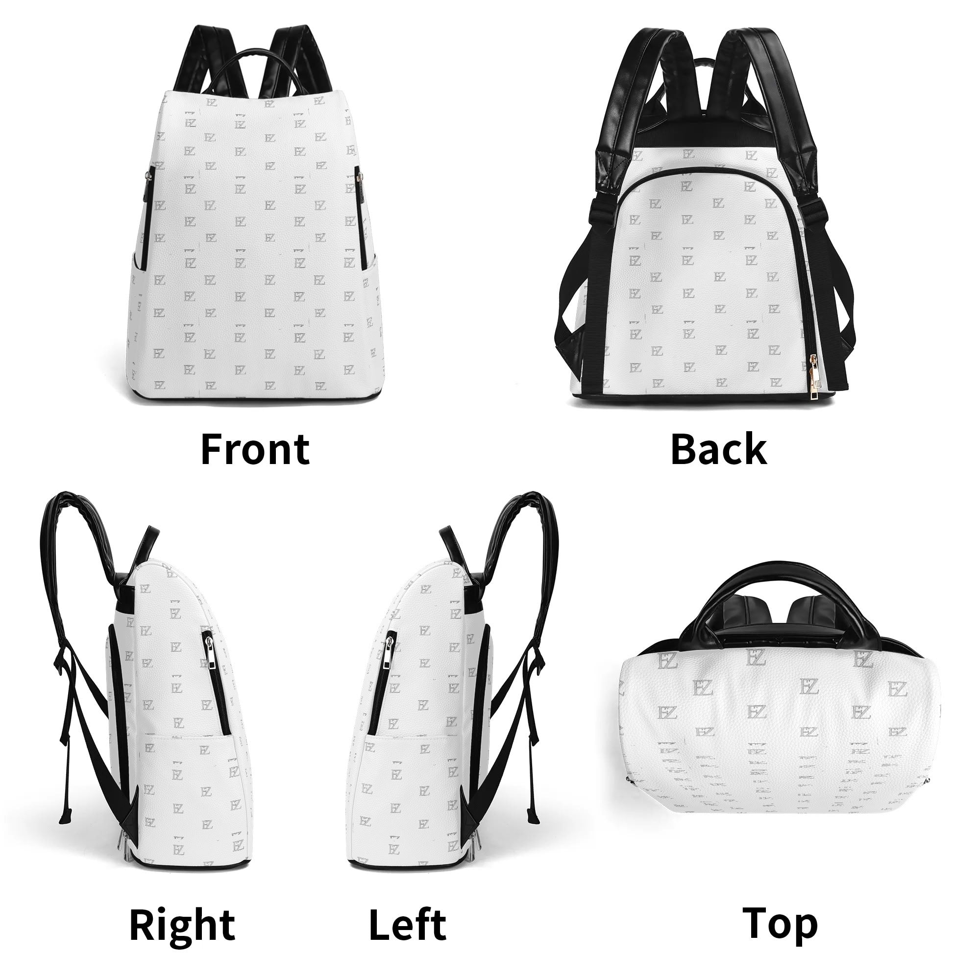 FZ PU Daypack Anti-theft Backpack