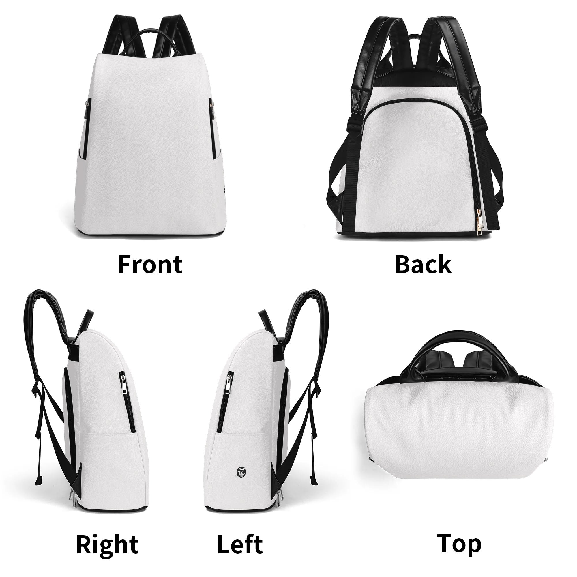 FZ PU Daypack Anti-theft Backpack