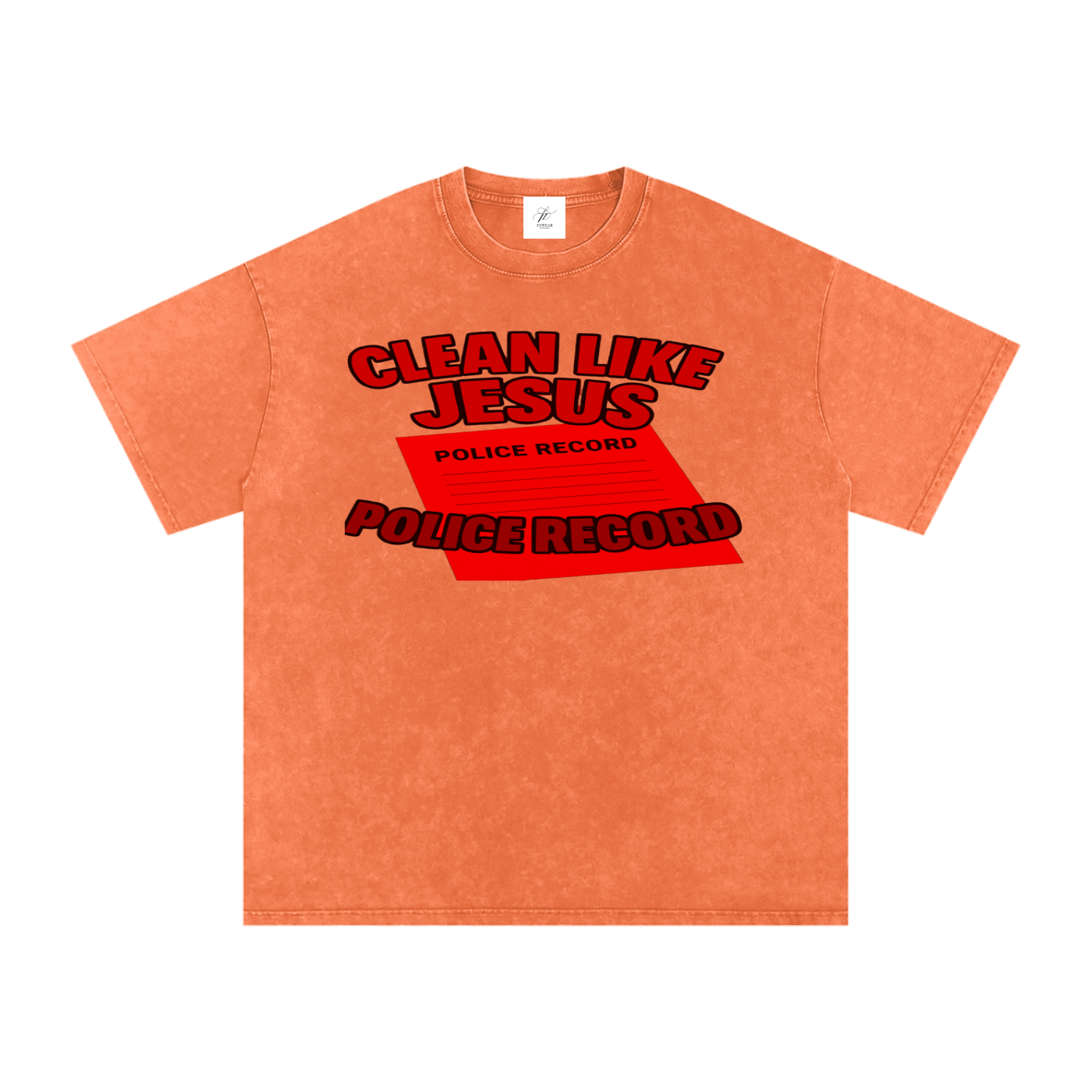 FZ Unisex Acid Wash Oversize Tee