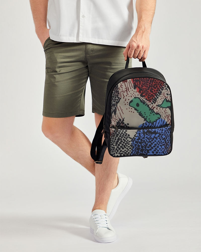 FZ SAFARI PRINT Classic Faux Leather Backpack - FZwear
