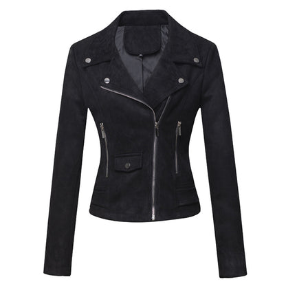 FZ Women's Slim Suede Leather Jacket - FZwear