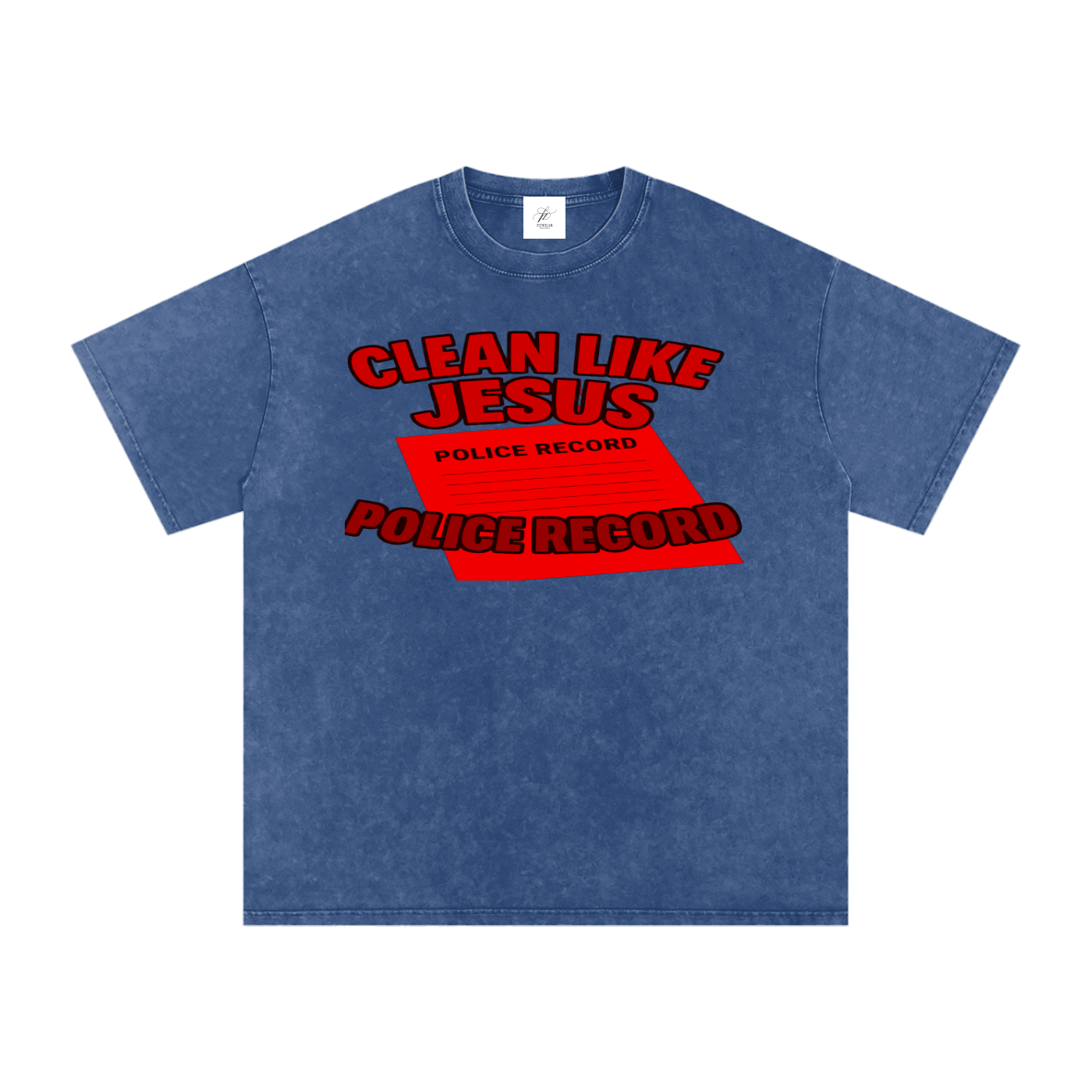 FZ Unisex Acid Wash Oversize Tee