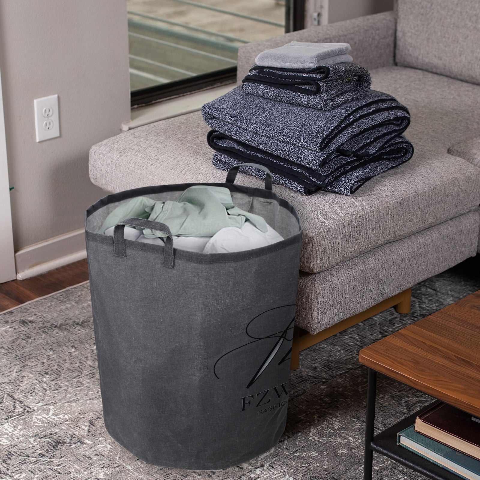 FZ Foldable Round Laundry Basket
